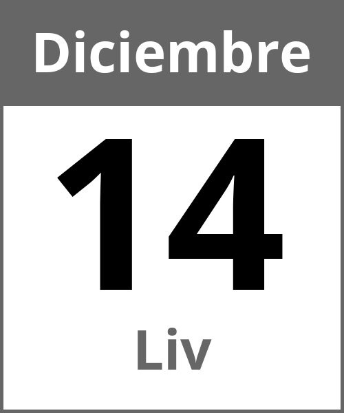 Fiesta Liv Diciembre 14.12.