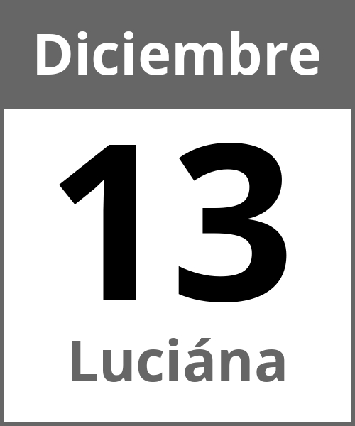 Fiesta Luciána Diciembre 13.12.