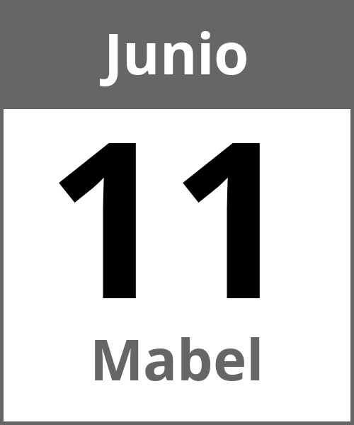 Fiesta Mabel Junio 11.6.