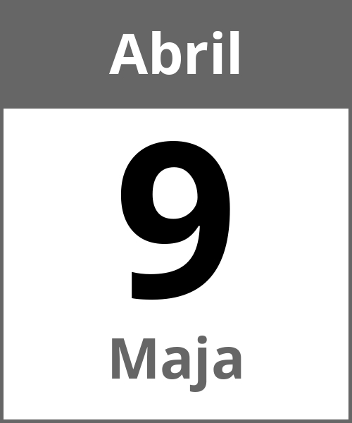 Fiesta Maja Abril 9.4.