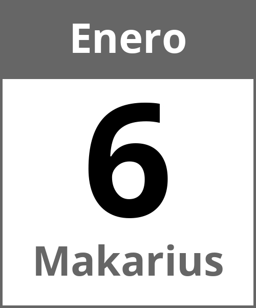 Fiesta Makarius Enero 6.1.