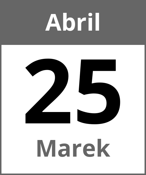 Fiesta Marek Abril 25.4.