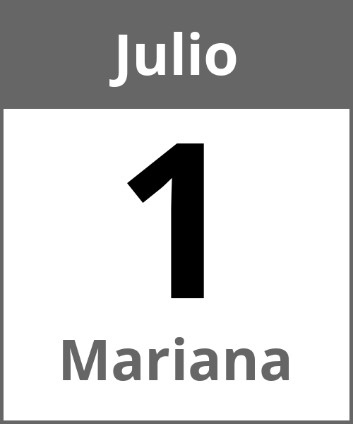 Fiesta Mariana Julio 1.7.