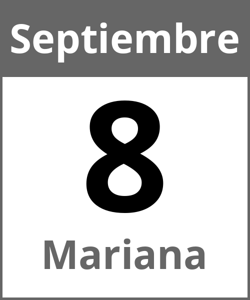 Fiesta Mariana Septiembre 8.9.