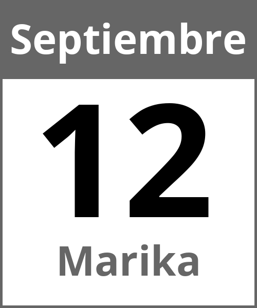 Fiesta Marika Septiembre 12.9.