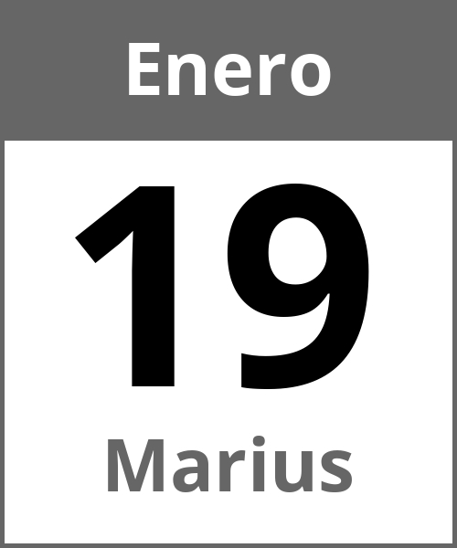 Fiesta Marius Enero 19.1.