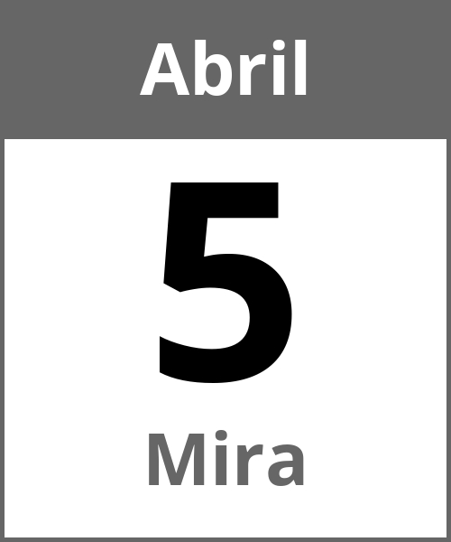 Fiesta Mira Abril 5.4.