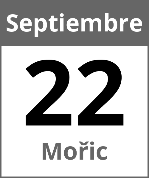 Fiesta Mořic Septiembre 22.9.