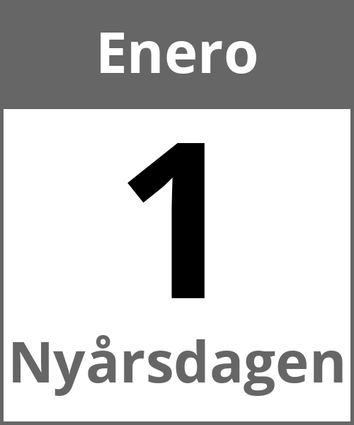 Fiesta Nyårsdagen Enero 1.1.