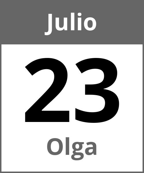 Fiesta Olga Julio 23.7.