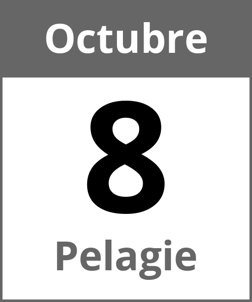 Fiesta Pelagie Octubre 8.10.