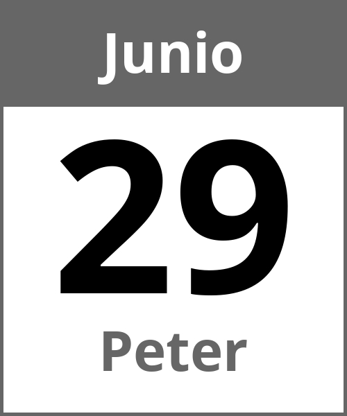 Fiesta Peter Junio 29.6.