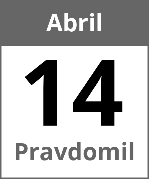 Fiesta Pravdomil Abril 14.4.