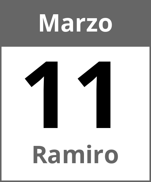 Fiesta Ramiro Marzo 11.3.