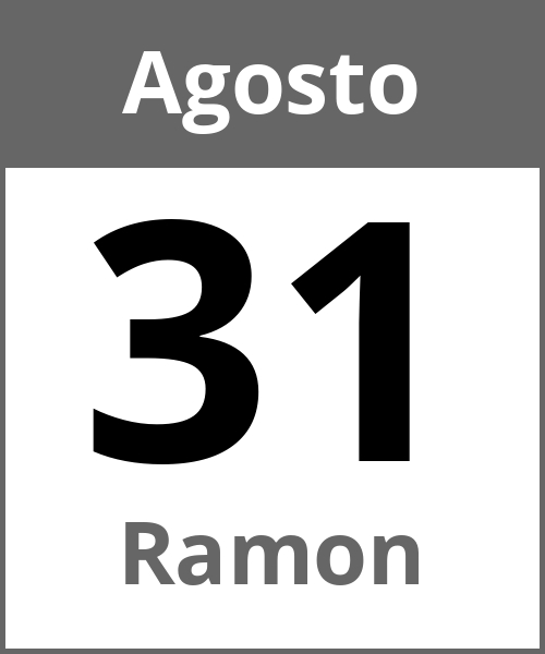 Fiesta Ramon Agosto 31.8.