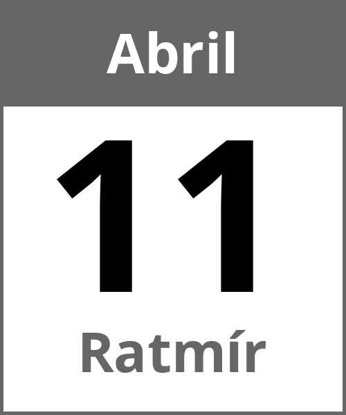 Fiesta Ratmír Abril 11.4.