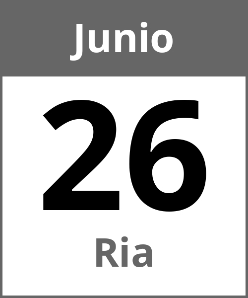 Fiesta Ria Junio 26.6.