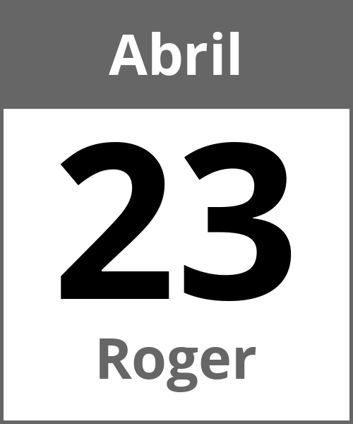 Fiesta Roger Abril 23.4.