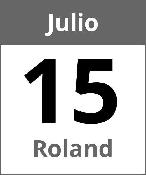 Fiesta Roland Julio 15.7.