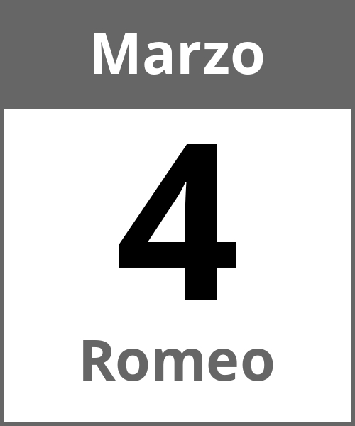 Fiesta Romeo Marzo 4.3.