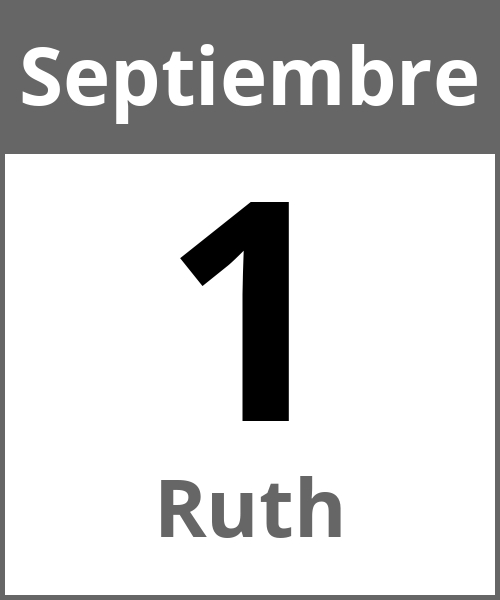 Fiesta Ruth Septiembre 1.9.