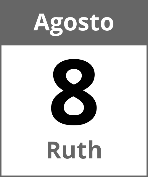 Fiesta Ruth Agosto 8.8.