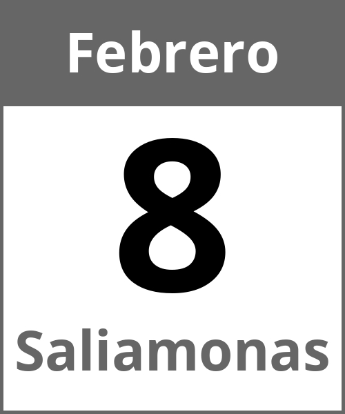 Fiesta Saliamonas Febrero 8.2.