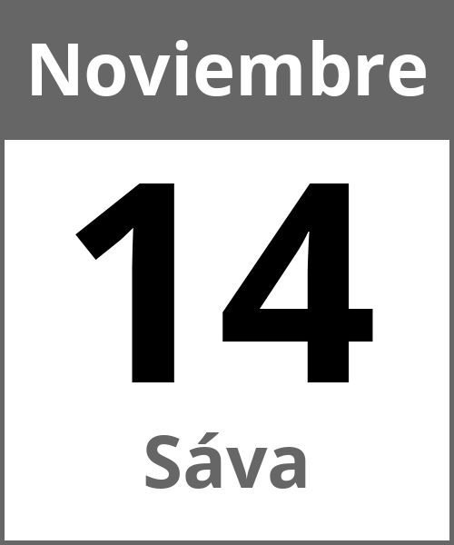 Fiesta Sáva Noviembre 14.11.