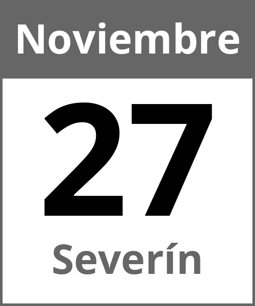 Fiesta Severín Noviembre 27.11.