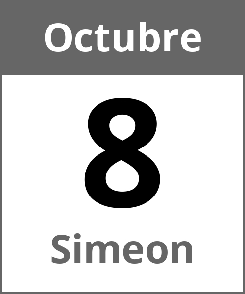 Fiesta Simeon Octubre 8.10.