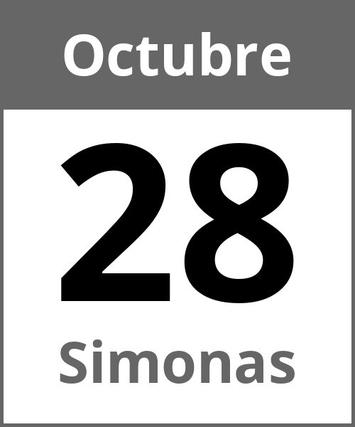 Fiesta Simonas Octubre 28.10.