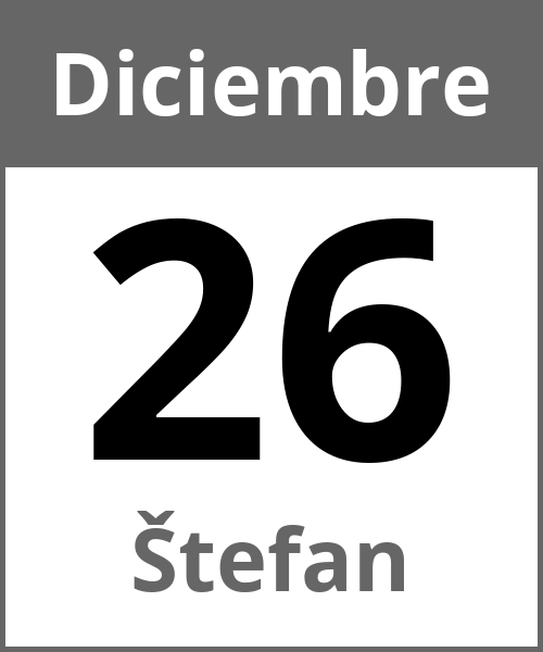 Fiesta Štefan Diciembre 26.12.