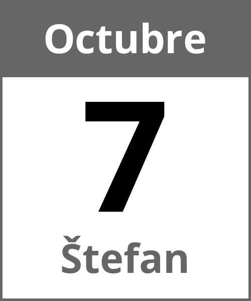 Fiesta Štefan Octubre 7.10.