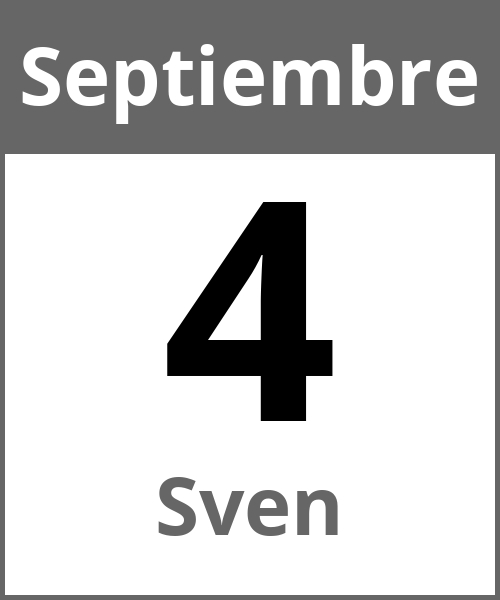 Fiesta Sven Septiembre 4.9.