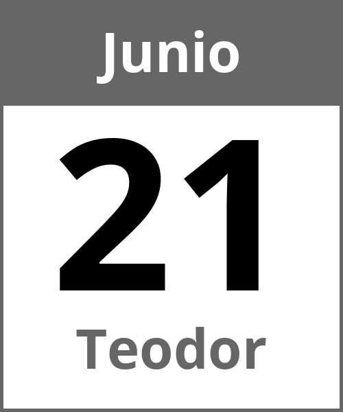 Fiesta Teodor Junio 21.6.