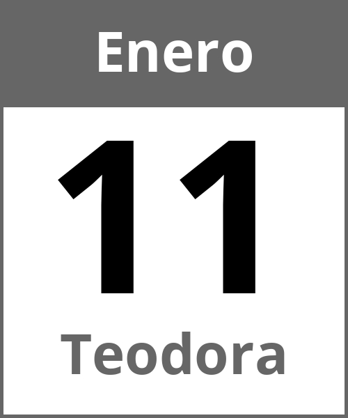 Fiesta Teodora Enero 11.1.