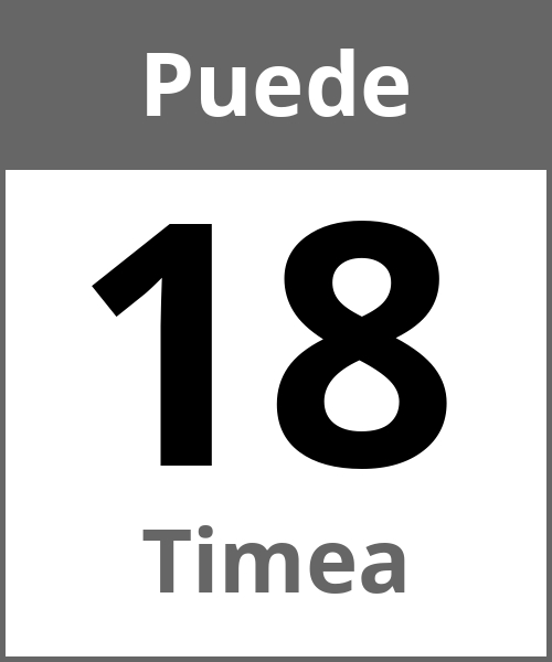 Fiesta Timea Puede 18.5.