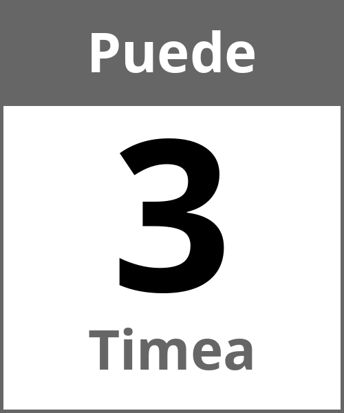 Fiesta Timea Puede 3.5.