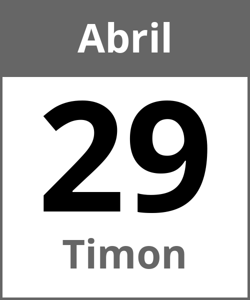 Fiesta Timon Abril 29.4.