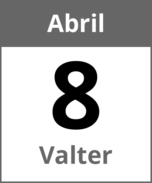 Fiesta Valter Abril 8.4.