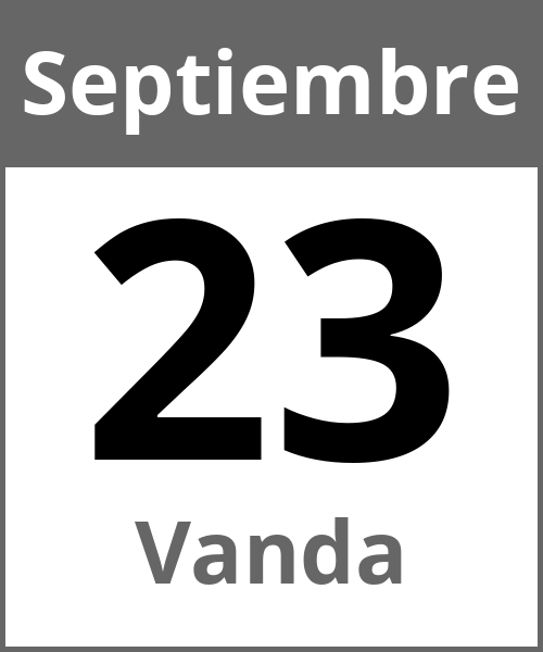 Fiesta Vanda Septiembre 23.9.