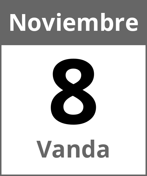 Fiesta Vanda Noviembre 8.11.