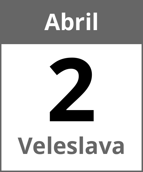 Fiesta Veleslava Abril 2.4.