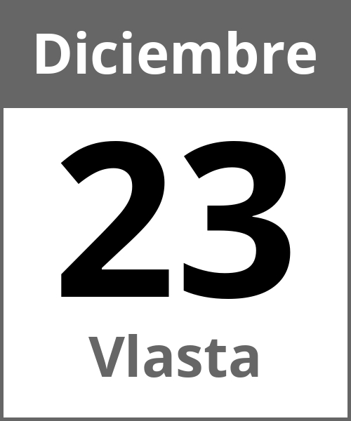 Fiesta Vlasta Diciembre 23.12.