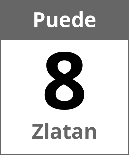 Fiesta Zlatan Puede 8.5.