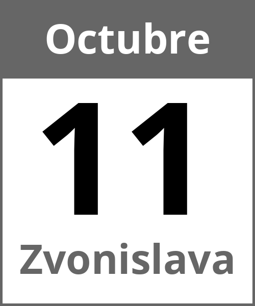 Fiesta Zvonislava Octubre 11.10.