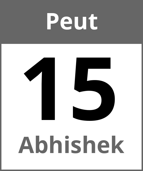 Fete Abhishek Peut 15.5.