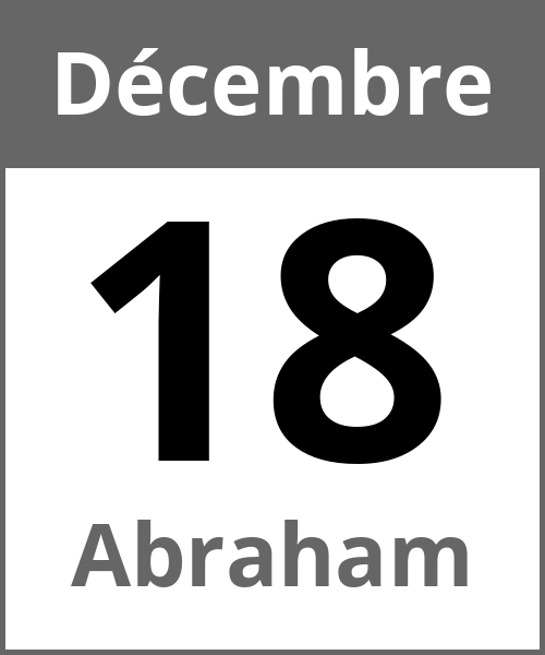 Fete Abraham Décembre 18.12.