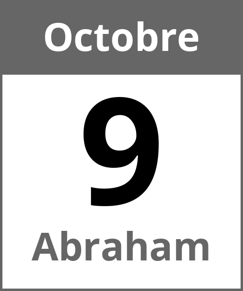 Fete Abraham Octobre 9.10.