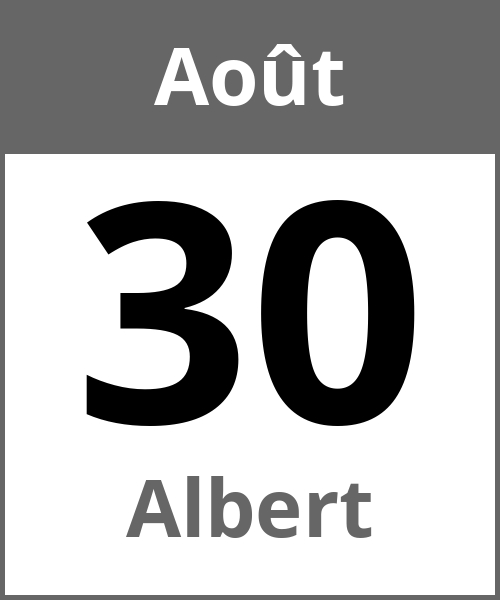 Fete Albert Août 30.8.